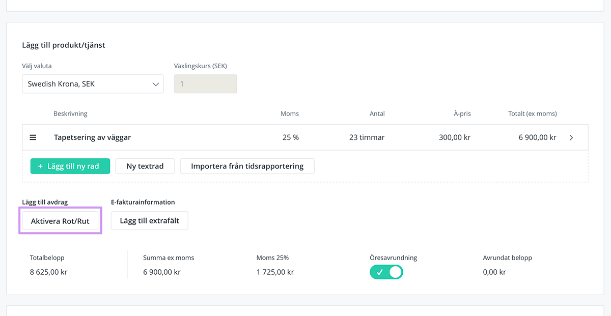 Hur Skapar Jag En Faktura Med Rot- Eller Rutavdrag? | Bokio