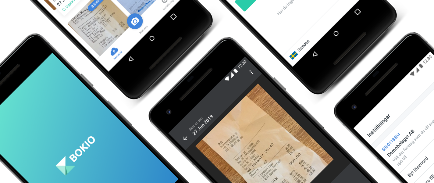 Nu lanseras Bokios mobilapp - Ladda upp underlag när du är på språng