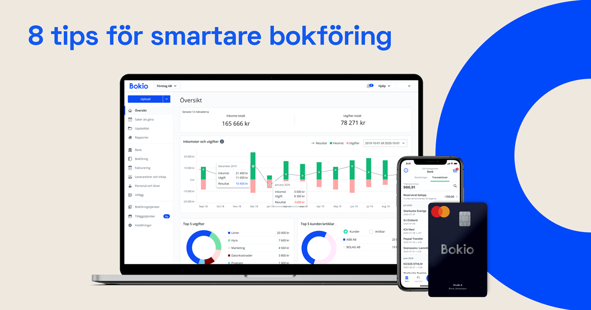 8 tips för smartare bokföring