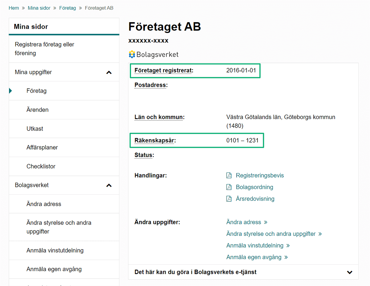 Hur Vet Jag Vilket Räkenskapsår Jag Har? | Bokio